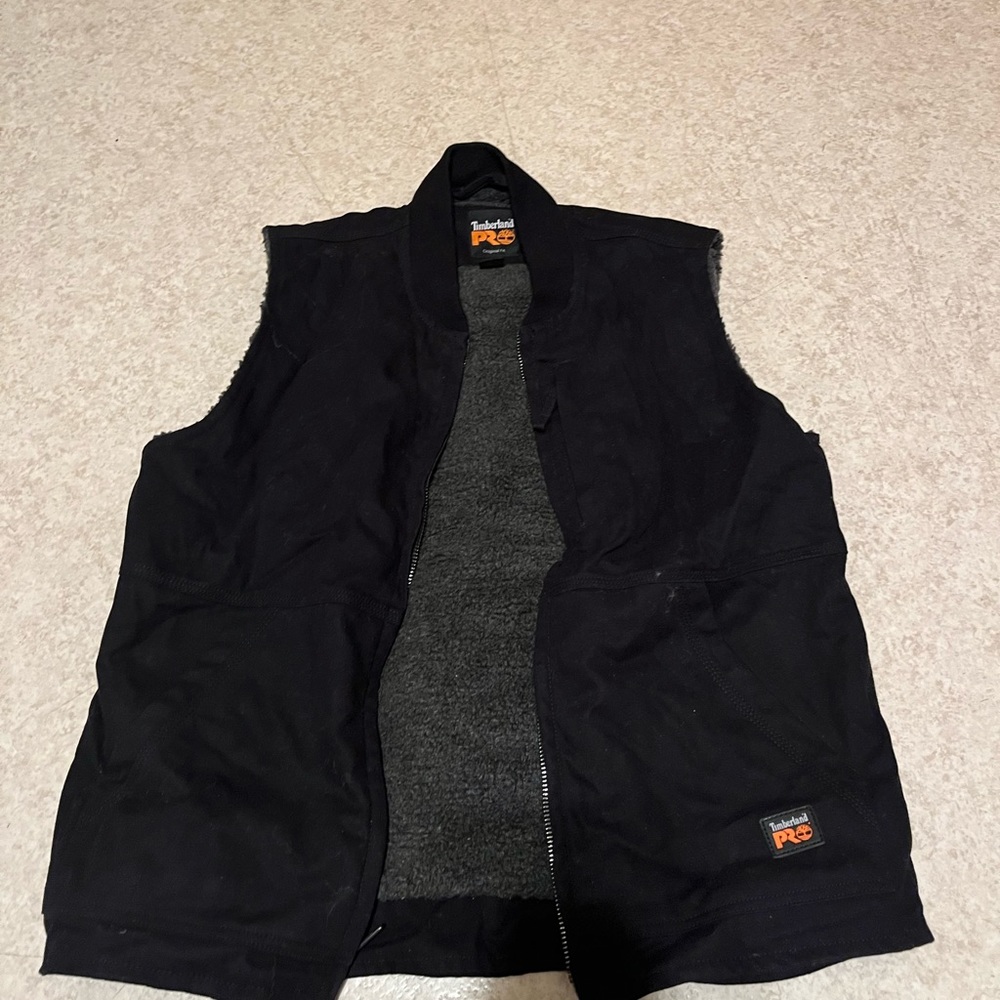 Timberland Pro Black Sherpa Vest